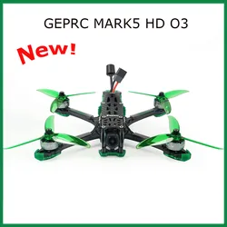 GEPRC MARK5 HD O3 Freestyle FPV Drone z jednostką powietrzną O3 Obsługuje do 4K/60fps i 7075-T6 Aluminiowa płytka kamery/Gemfan 5136