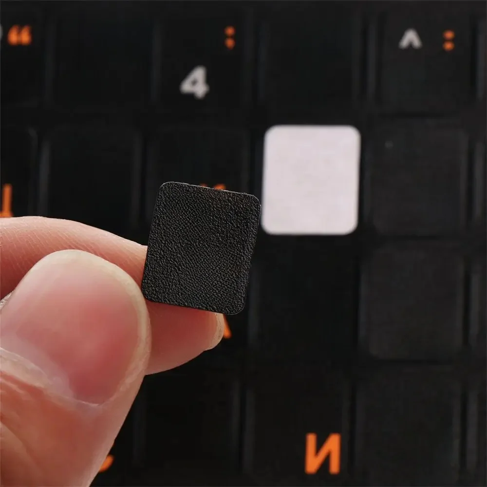 Autocollants de clavier de lettres russes, PVC conviviale ré, autocollant de couverture étanche, universel, ordinateur portable, ordinateur de bureau, ordinateur portable