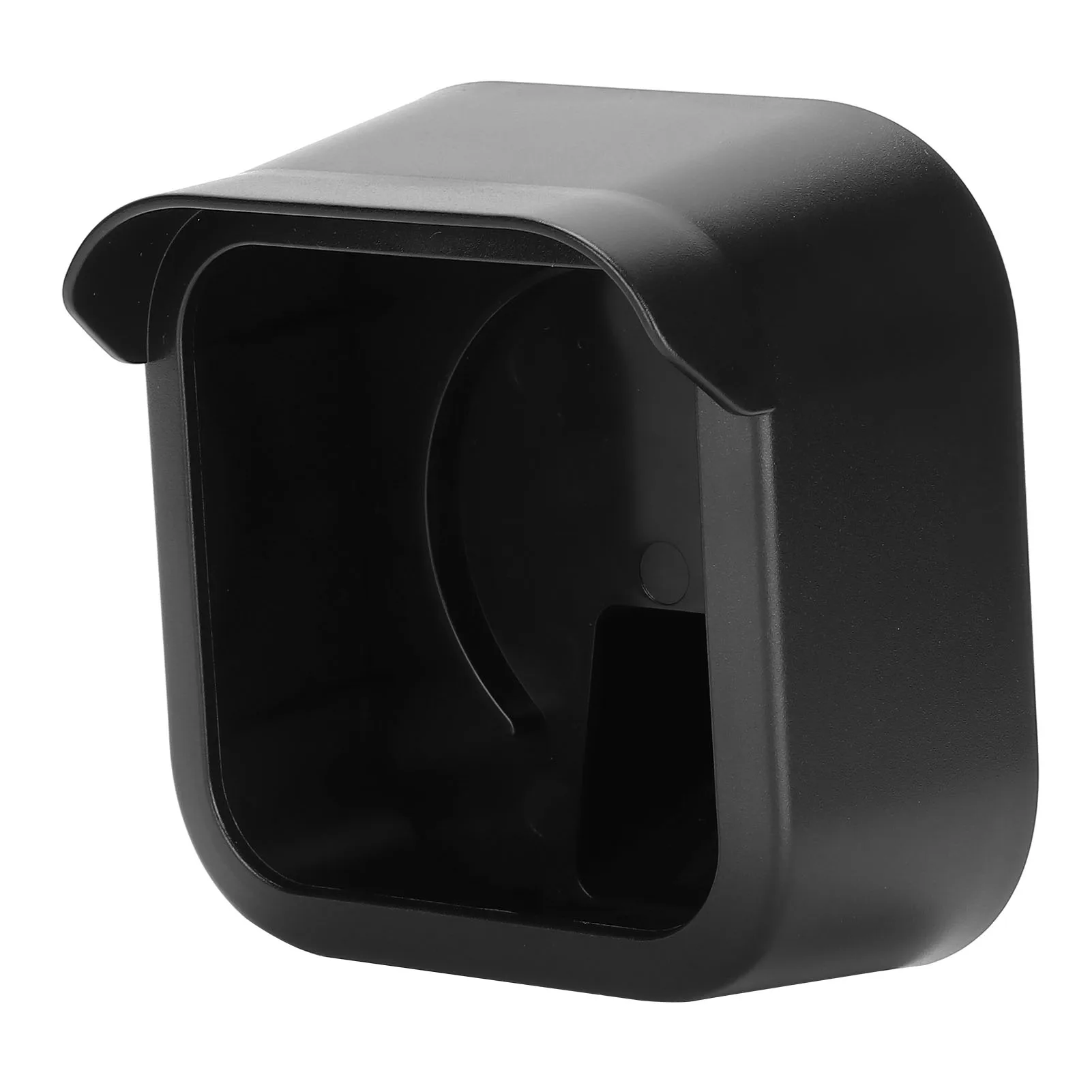 Outdoor Camera Monitoring With Weatherproof Protective Cover and Black Camera Bracket