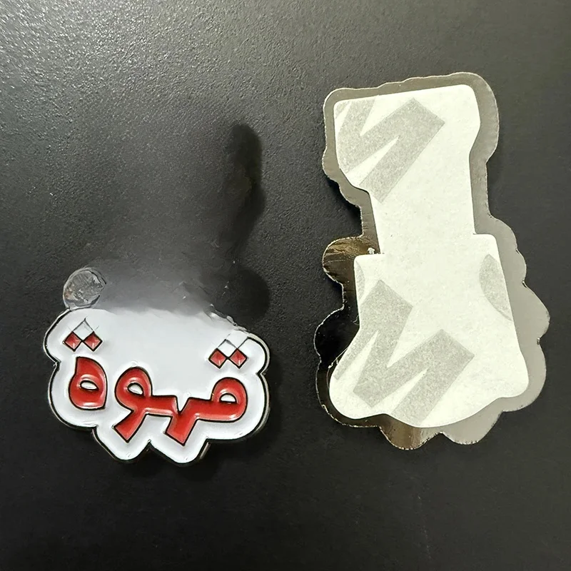 OK mais premier téléphone portable 3M autocollant Badge broche en métal broches broches