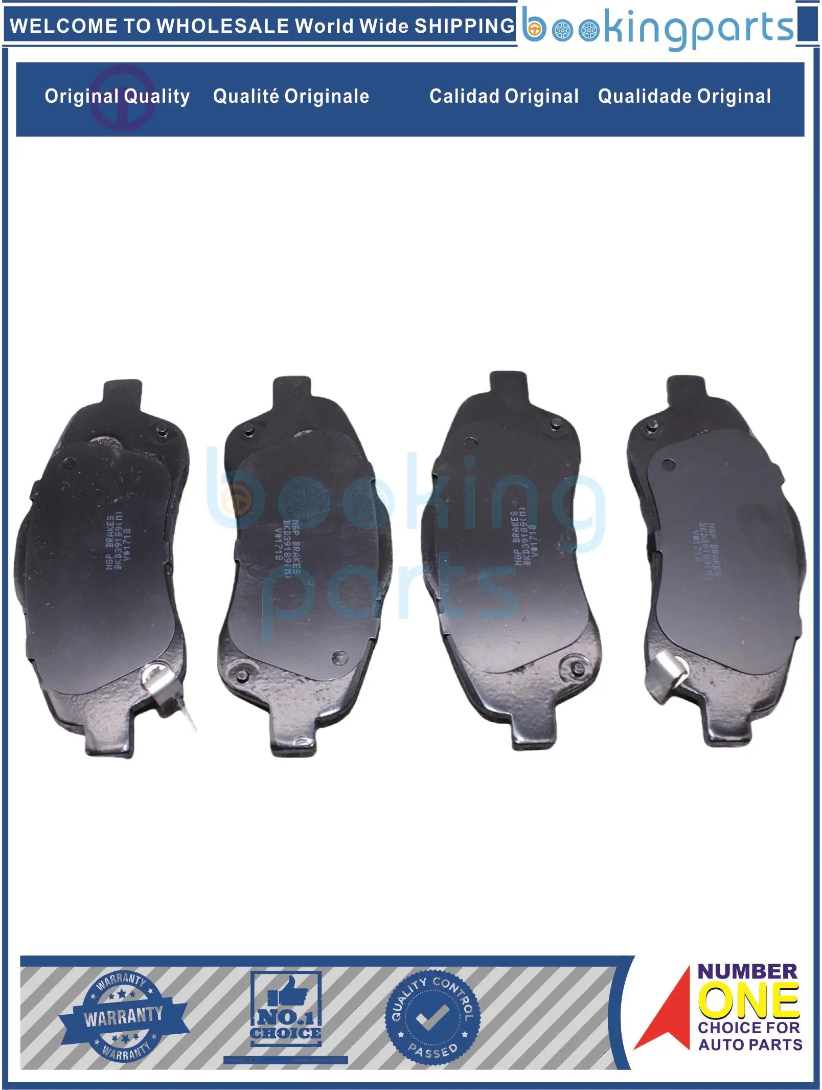 BKD39189(M),04465-05221,0446505170,0446505130,0446505131 Brake Pad For TOYOTA COROLLA VERSO ZZE120J 05-/AVENSIS 03-08