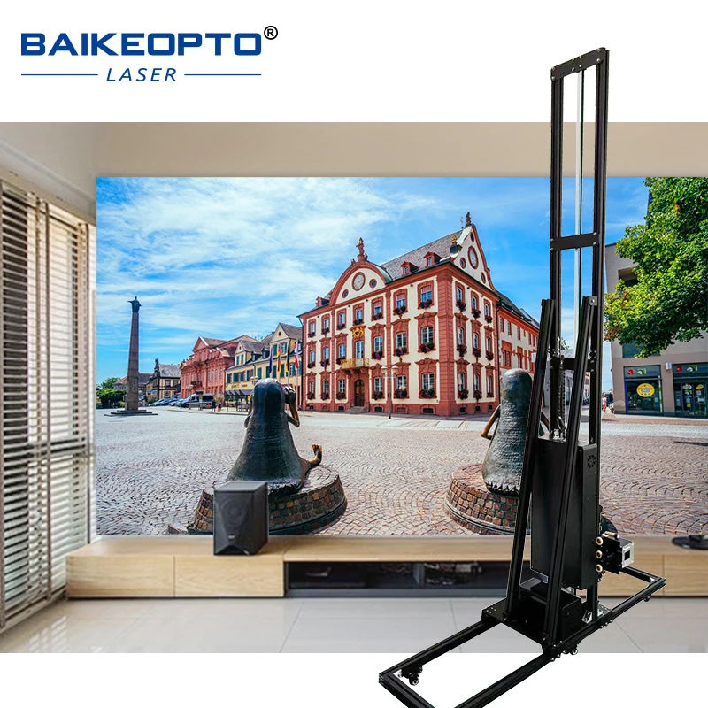 Industrial UV Printer for Walls, 2.5M×Unlimited Width, Fast Curing,  Epson DX10 Printhead，1200DPI