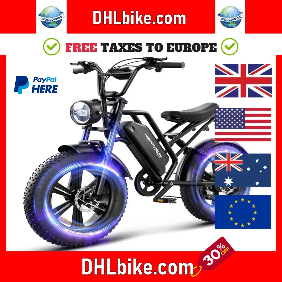 

2025 1500W Moped Style Electric Bike | Adult eBikes - 48V 18Ah Removable Battery,32MPH Top Speed - All Terrain Fat Tire Electric