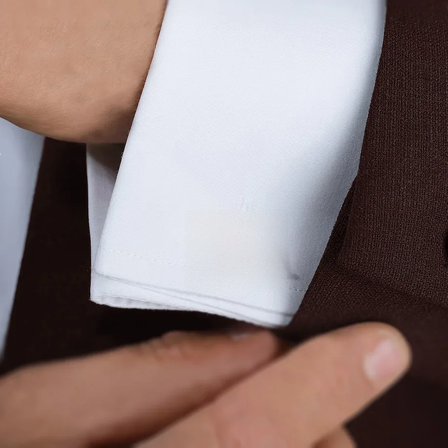 Personalisierte französische Hemd-Manschettenknöpfe, Herren-Accessoires, individueller Name,