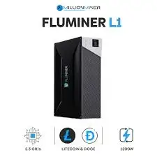 A1 AMAZING OFFER !! NEW Fluminer L1 5.3G 1200W DOGE /LTC/ BEL cion home miner