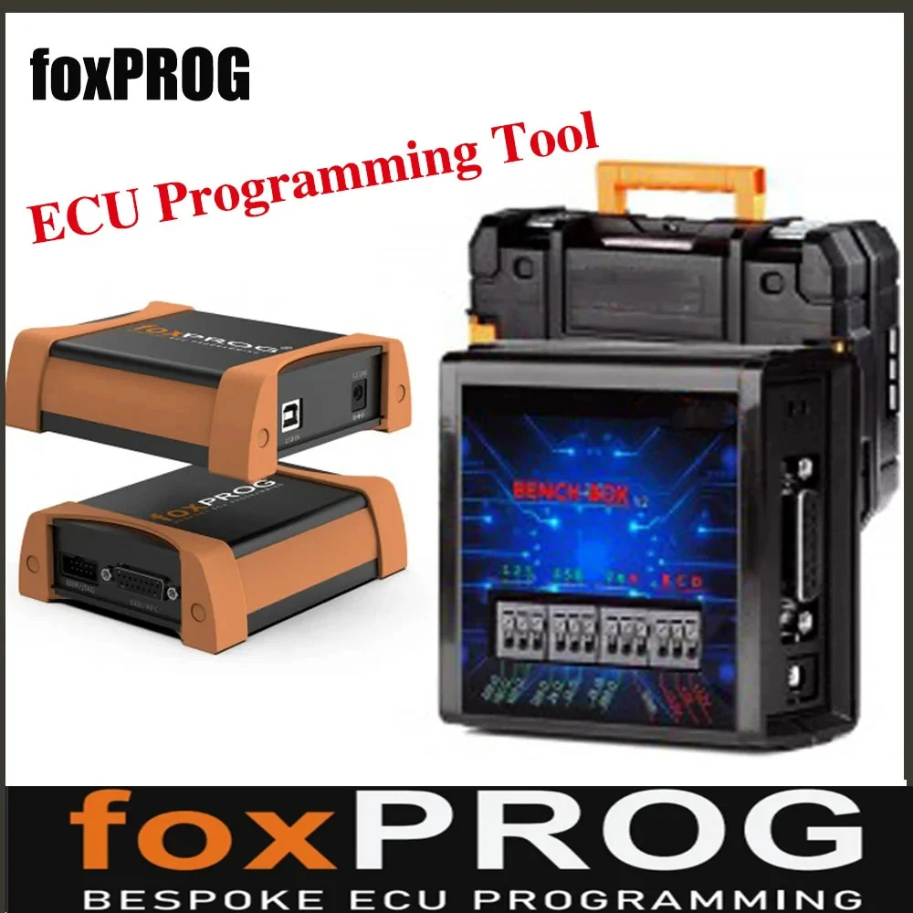 FoxPROG ECU Repair Programming Tools Fox PROG TCU Clone Chip Tuner Read Auto Checksum No Activate Programmer VS KT200 BDM Mode