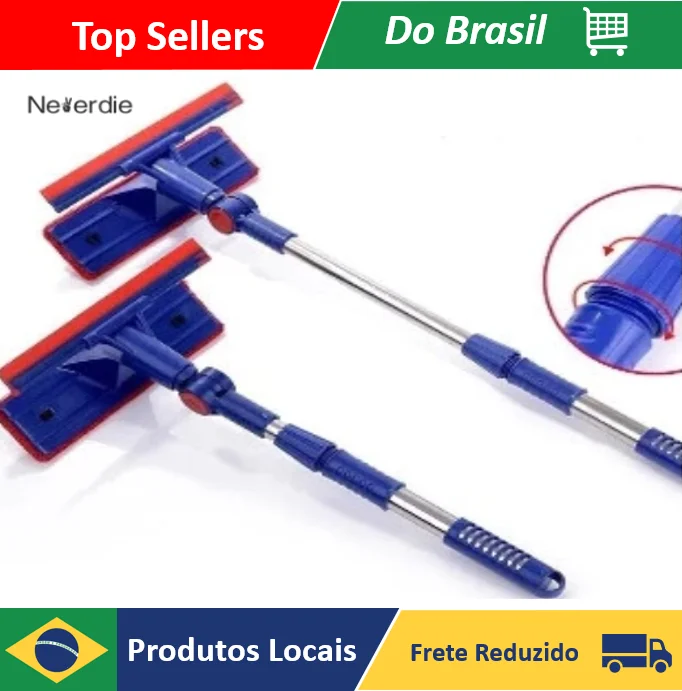 Multi-Purpose Magic Mop Extendable 2-in-1 Sponge for Cleaning Mirrors, Glass, Tiles, Windows, and Cars-Neverdie Store