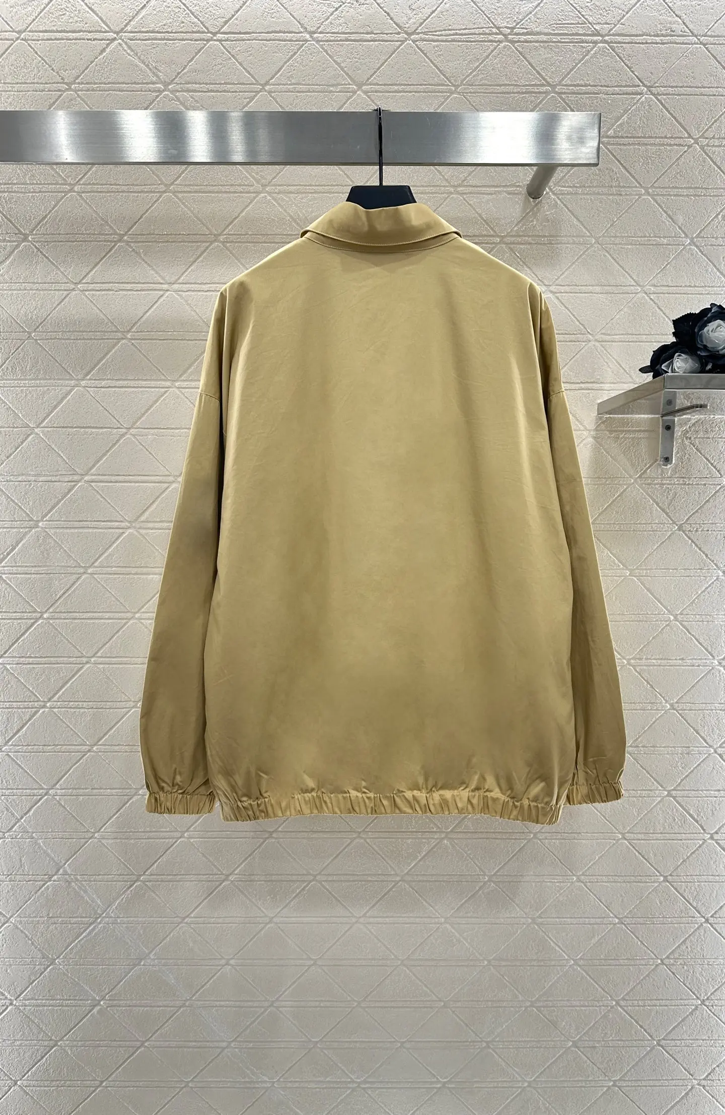 

2025 New Jazket Coat Trench Solid Zippers Fashionable Versatile Slimming Figure-hugging Spring Summer