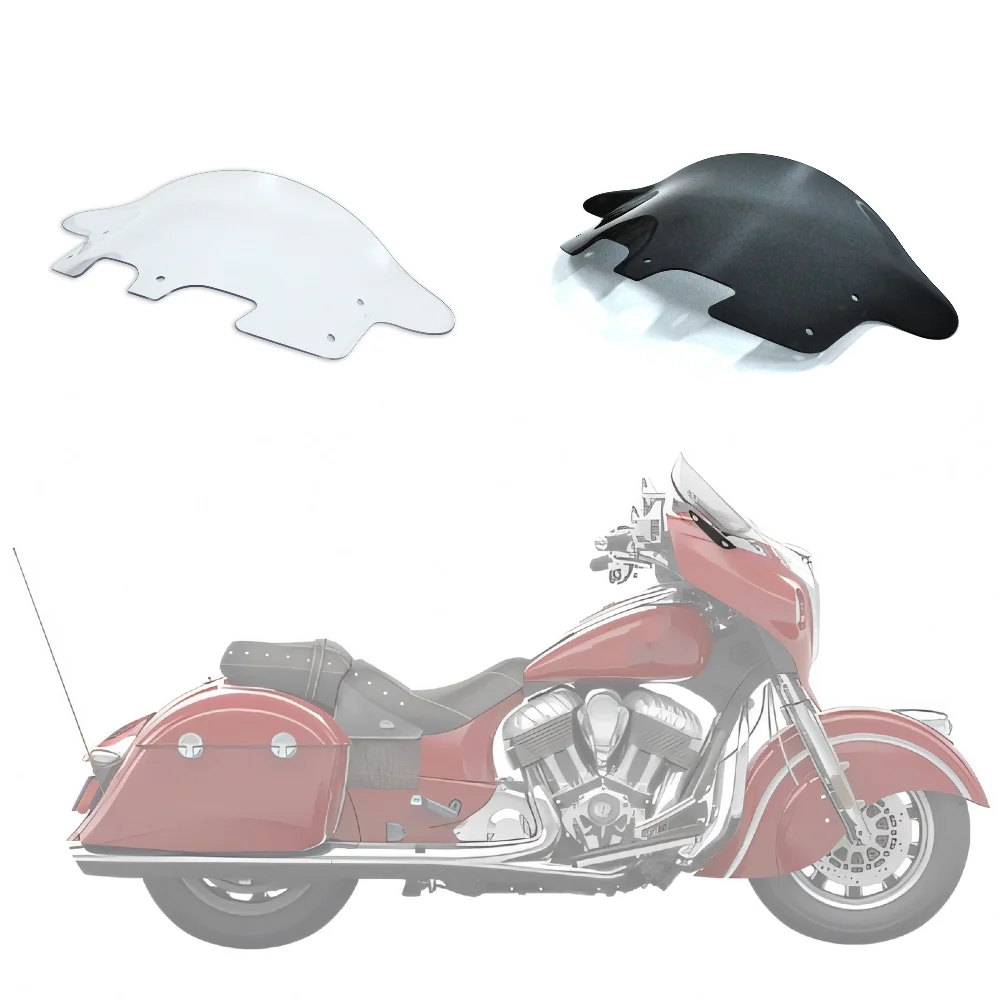 

16 Inch motocross High Style Windshield Windscreen Front Fairing Wind Deflector For Indian Chieftain Highway Master Glass