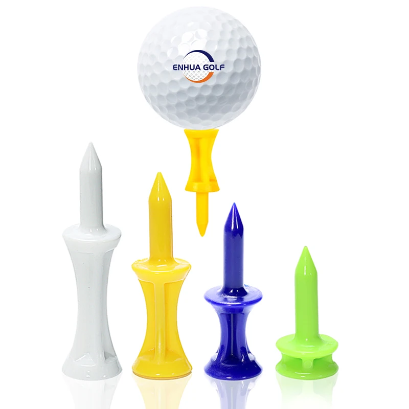 

Golf Tees Plastic Pack of 50 Tees Step Down Golf Tees Plastic Golf Tee Colorful Best for all Over Sized Drivers, Irons & Hybrids