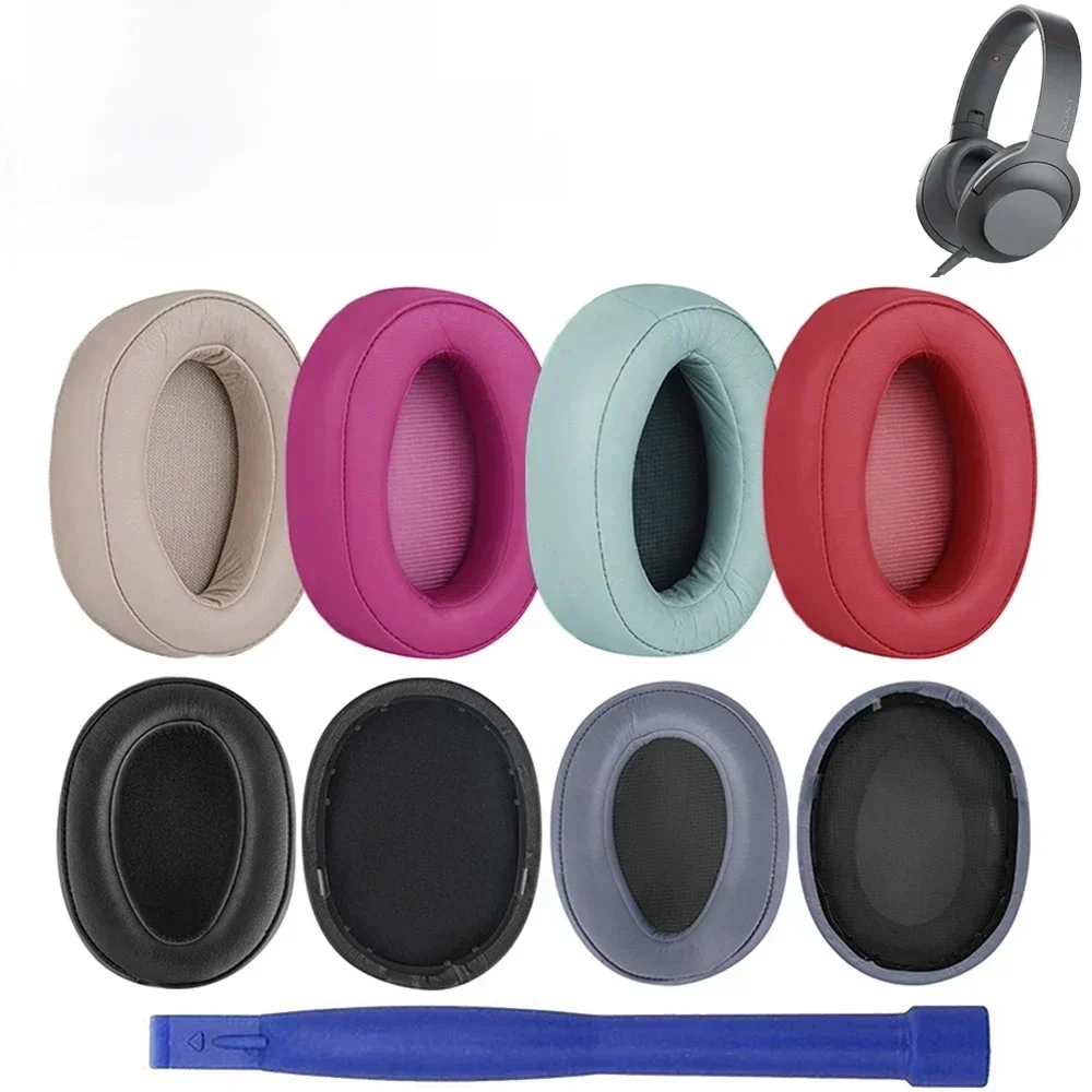 Wymienne nauszniki nauszniki pokrywa poduszki części naprawcze do słuchawek Sony MDR-100A MDR-100AAP MDR-H600A MDR 100A 100AAP H600A — zdjęcie 2