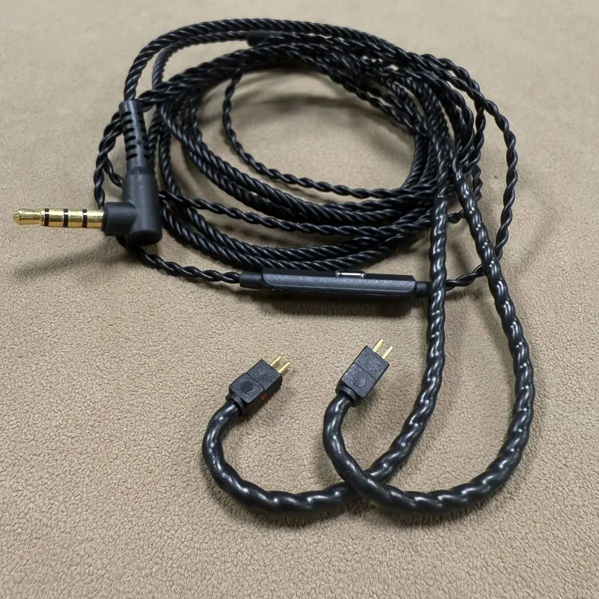 Universal Earphone Upgrade Cable iem 0.78 2‑Pin to 3.5mm Plug Multi‑Interface Replacement Headphone Wire