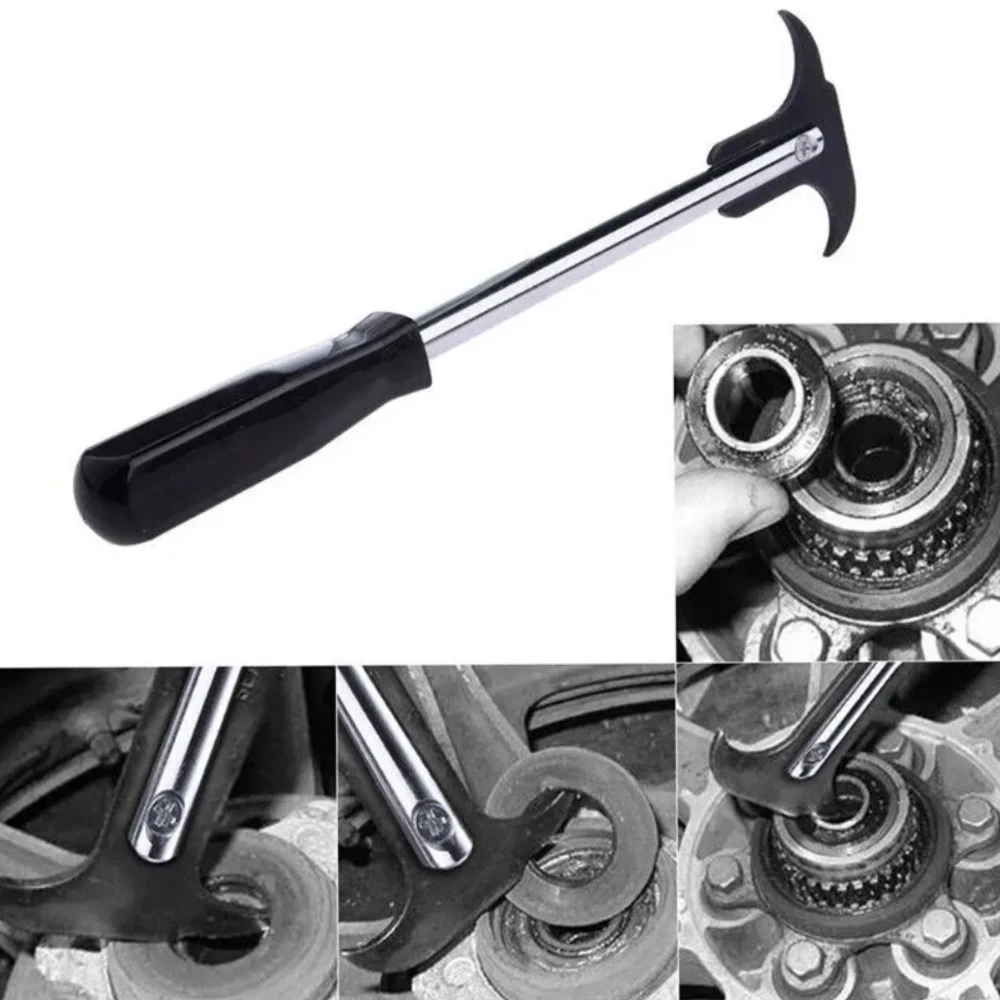 NEW Double Head Oil Seal Screwdriver Wrench Puller Car Oil Seal Removal O-Rings Grease Seal Key Nuts Puller Car Accessories