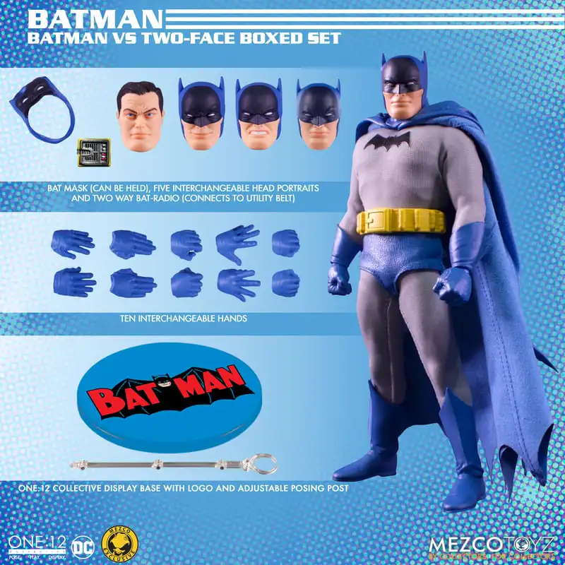 In Stock 100% Original Mezco 1:12The Amazing Spider Man Batman Wolverine White Ranger Anime Action Collection Figures Model Toys