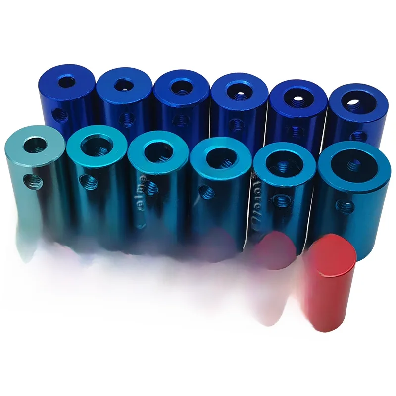 Złącze sztywne wału aluminiowego 2mm/3mm/3.17mm/4mm/5mm/6mm/6.35mm/7mm/8mm/10mm, łącznik sztywny, złącze silnika — zdjęcie 2