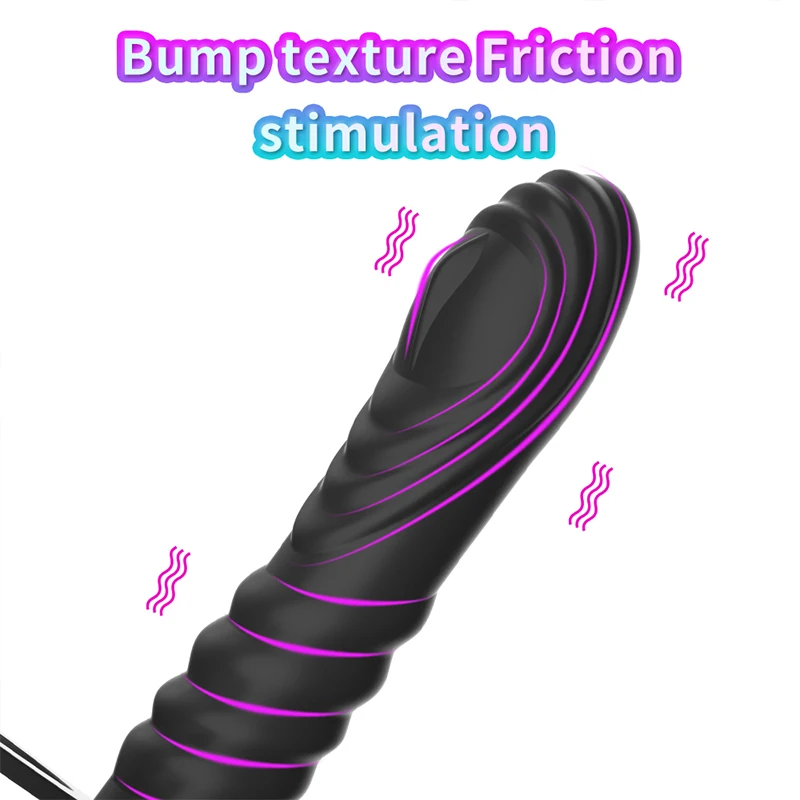 Mainan seks vibrator dildo Penis penetrasi ganda untuk pria wanita manik-manik Anal Plug Seks cincin G Spot pijat Vagina permainan dewasa