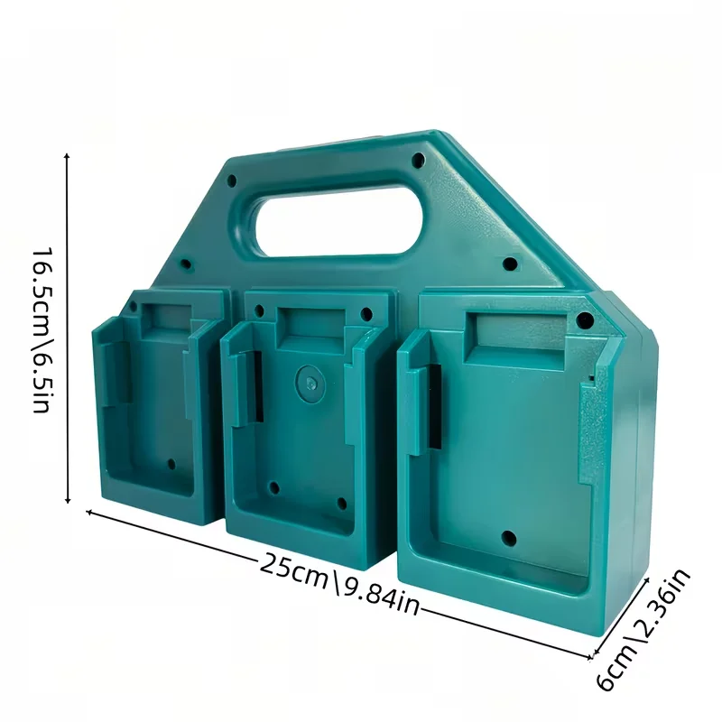 4/6-Slot Duurzame Batterij Storage Case Compatibel Voor Makita 14 V/18 V Lithium-Ion Tool, Stevig Ontwerp voor voor Makita Batterijen