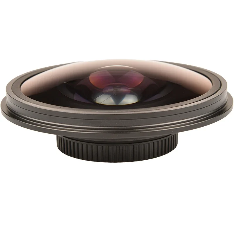 VELEDGE Ultra Fisheye Adapter obiektywu 37MM/43MM 0.3X HD Fisheye szeroki obiektyw Adapter z kapturem tylko dla kamer wideo kamery — zdjęcie produktu 7