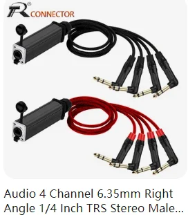 RJ45 CAT5 mit abgeschirmtem 4-Kanal-3-Pin-XLR-Stecker/Buchse, Multi-Netzwerk-Empfängerkabel für Bühnenaufnahmestudio – Detail 6