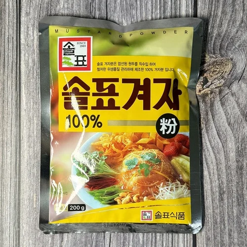 솔표 겨자 200g X 5개 분말 