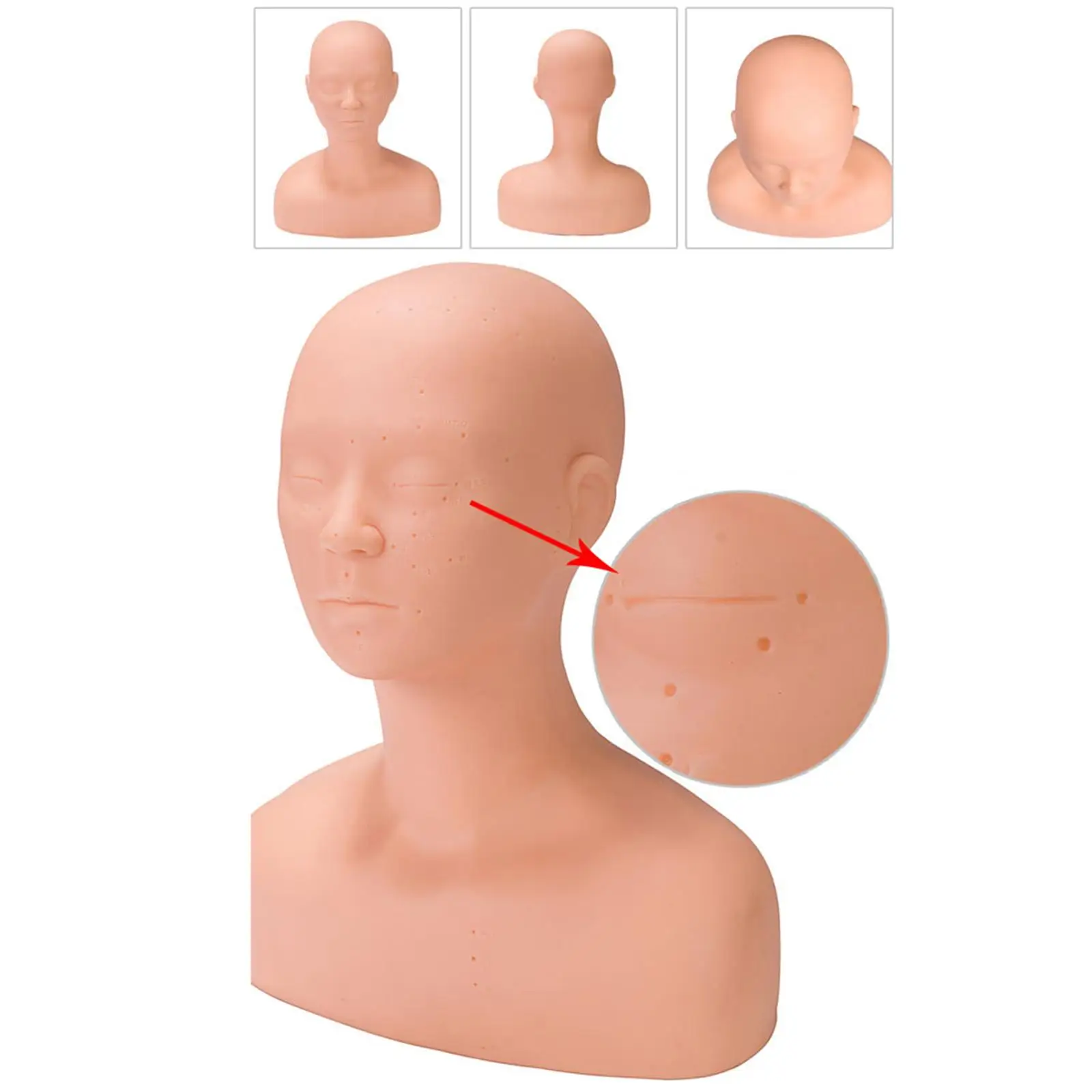 تدريب عارضة أزياء رئيس ماكياج رئيس ممارسة تدليك الكتف رموش ممارسة التجميل ممارسة أداة لصالون تجميل سبا