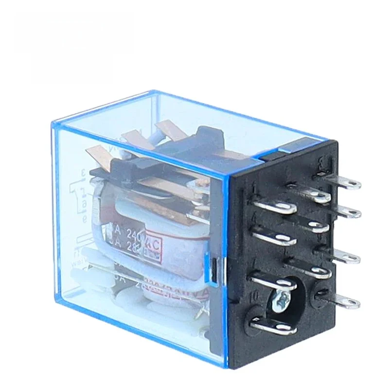 Micro Mini Relay HH53P MY3NJ MY3 11-Pin DC12V/DC24V/DC110V/AC220V Coil General Purpose Intermediate Electromagnetic — zdjęcie 2