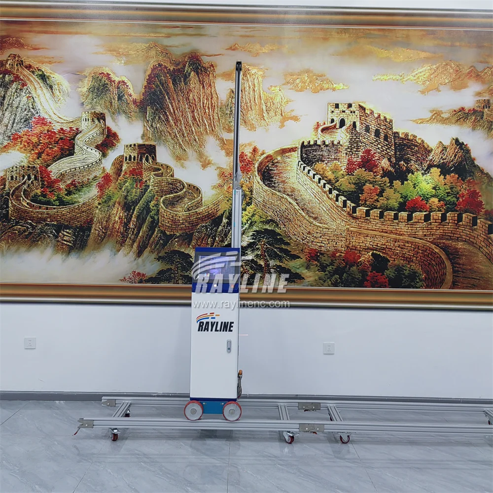 AI 4K Wall Printer Cellphone Control Automatic Splitting/Positioning Images, Unlimited Length/Width Wall Printing Machine