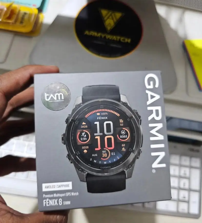 Gorąca wyprzedaż z rabatem Garmin-Fenix 8 Sapphire Solar, Multisport GPS Smartwatch-551 mm Darmowa wysyłka