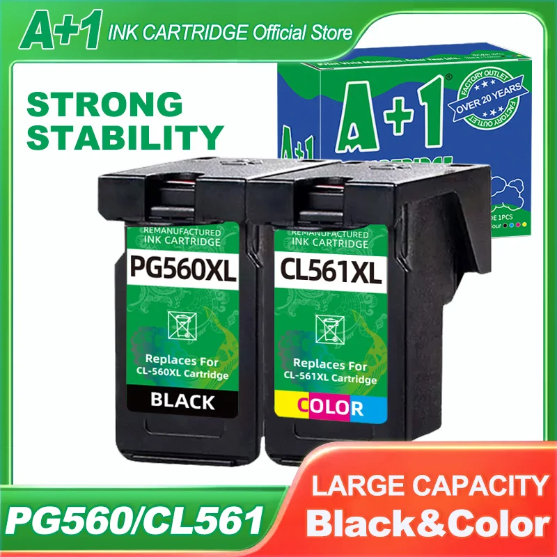 PG-560XL PG560 CL-561XL CL561 Remanufactured Ink Cartridge for Canon PIXMA TS5350 TS5351 TS5352 TS5353 TS7450 TS7451