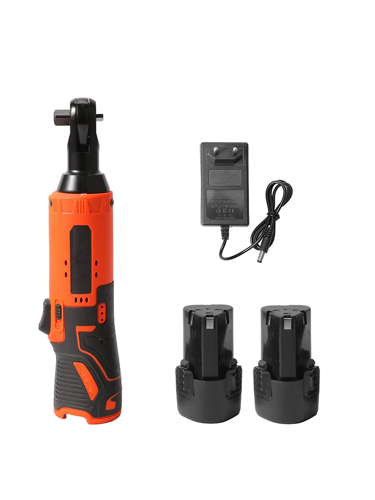 Clé à chocs et cliquet sans fil 18V à angle droit, 60 N.m, entraînement 3/8 po, pour espaces restreints, réparation automobile, changement de pneus