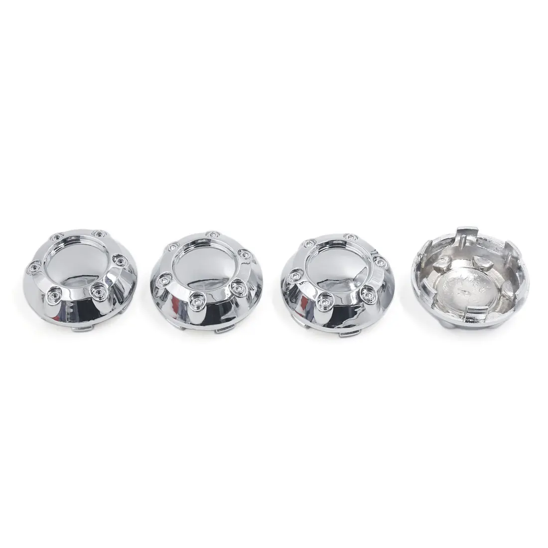 1pc 4pcs 6 Clips 68mm Diameter Car Auto Silver Tone Wheel Center Hub Cap Cover Protector 6 Clips