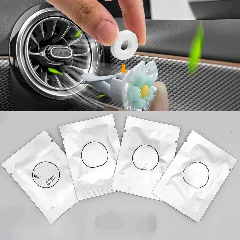 Supplément universel en coton pour parfum de voiture, pour climatiseur de voiture, désodorisant, Clip d'aromathérapie automobile, accessoires