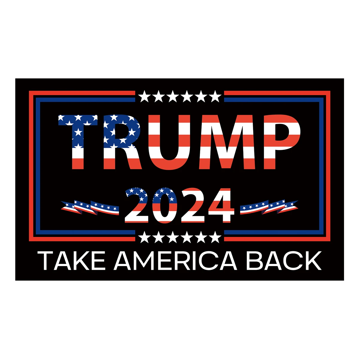 10Pcs Trump 2024 Stickers Decals Stickers Decals MAGA Stickers Decals For Car Laptop Decoration,Patriotic Car Accessories