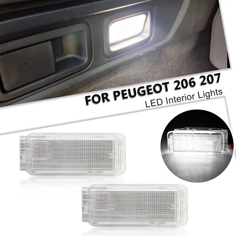 

For Peugeot 206 207 Interior Lights 306 307 308 3008 406 407 1007 5008 607 806 12V LED Trunk Luggage Boot Glove Box Lamp