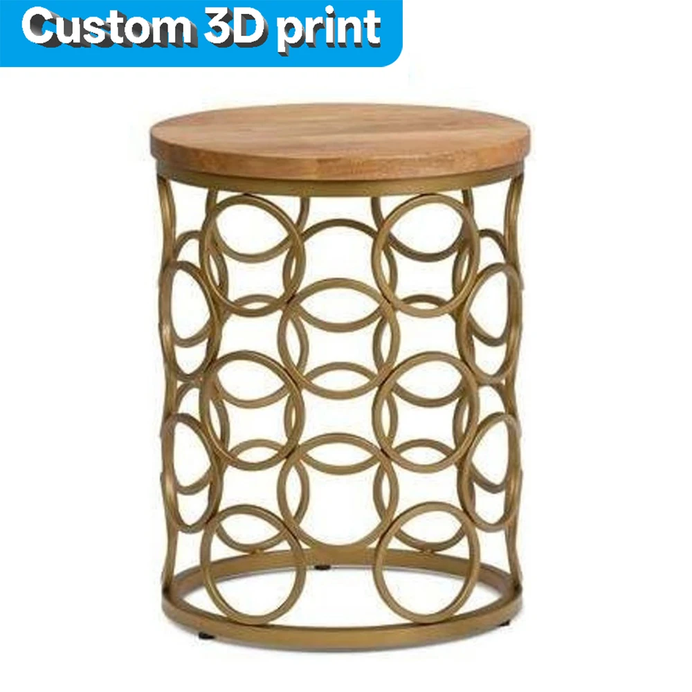 Custom 3D Printing Services: Living Room Furniture, Storage, Round-Style Decorative Stools, and Coffee Tables