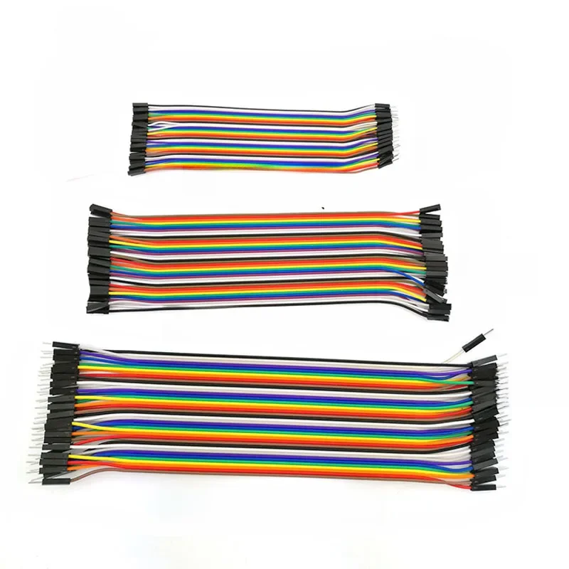 10/20/30cm mâle à mâle femelle à femelle 40Pin fil de raccordement ligne de connexion platine de prototypage câble de raccordement pour Kit de bricolage