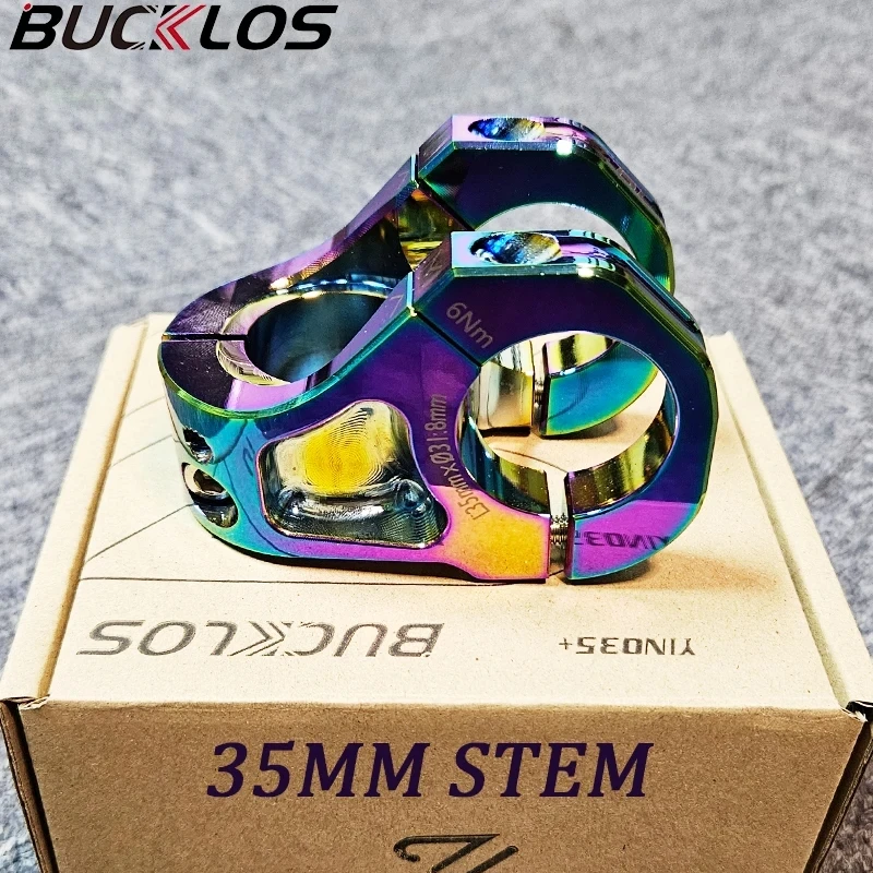 BUCKLOS Ultralight Hollow Mtb Stem CNC Aluminum Short Bicycle Table High Strength DownHill Mountain Bike Power Cycling Parts