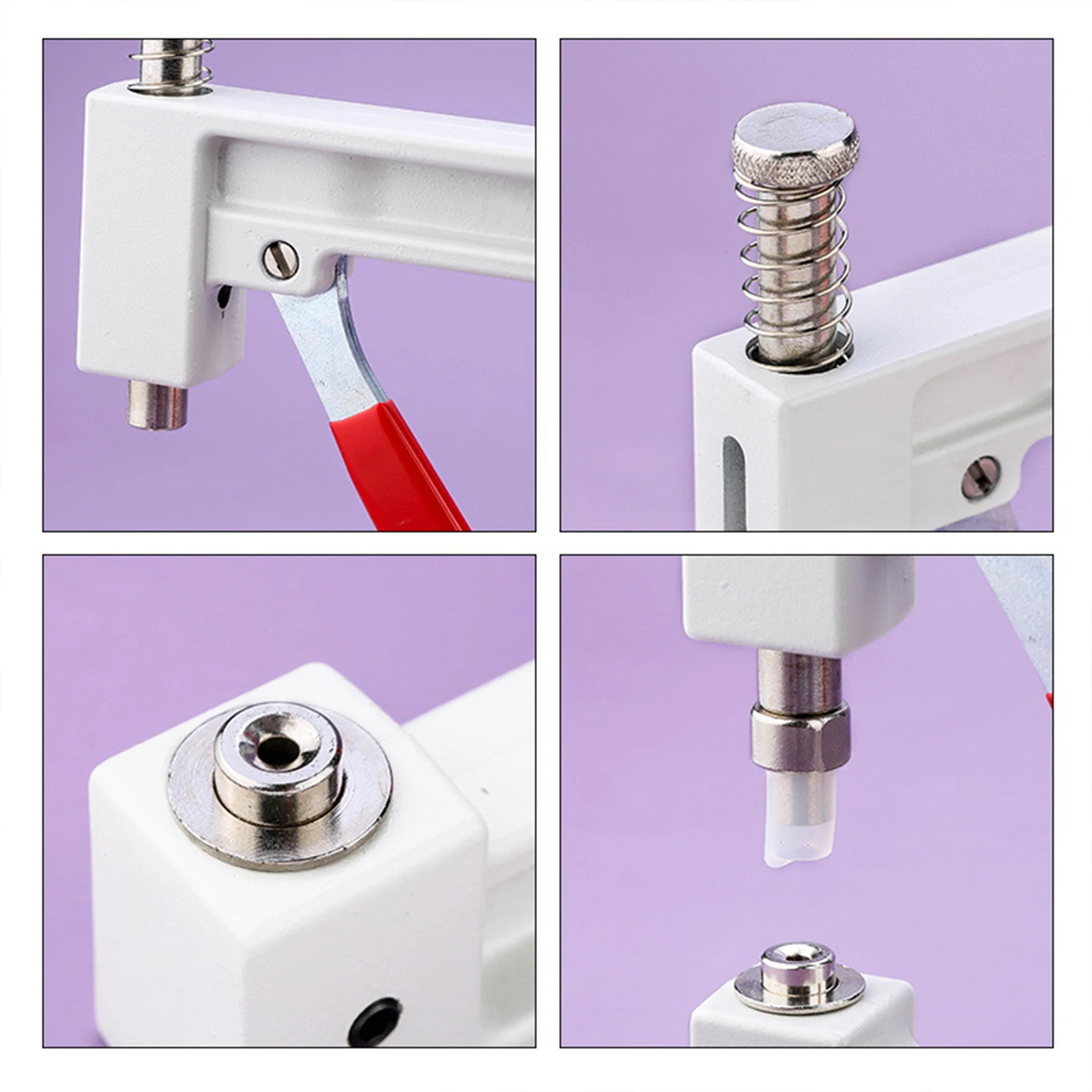 Handmade Pearl Inlaying Machine Tool DIY Handheld Portable Perforated Pearl Nailing Machine Pearl Set DIY