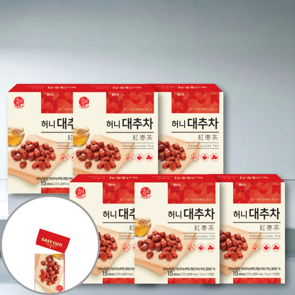 송원 우리차 허니대추차 15Tx6개