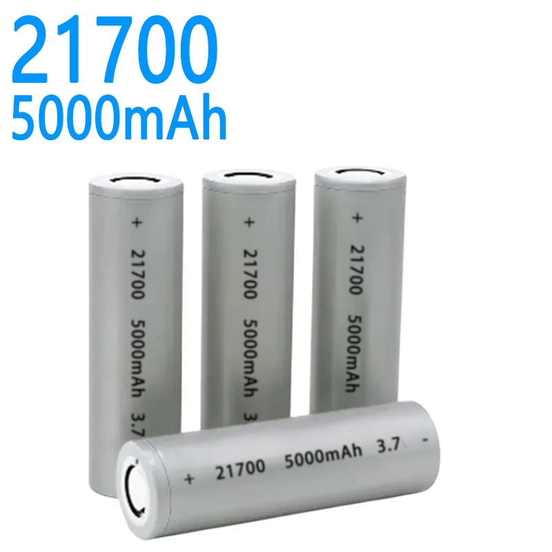 

21700 3.7V 5000mAh Rechargeable Li-ion Battery High Capacity Lithium Cell for LED Flashlights, Power Tools, RC Toys & DIY Device