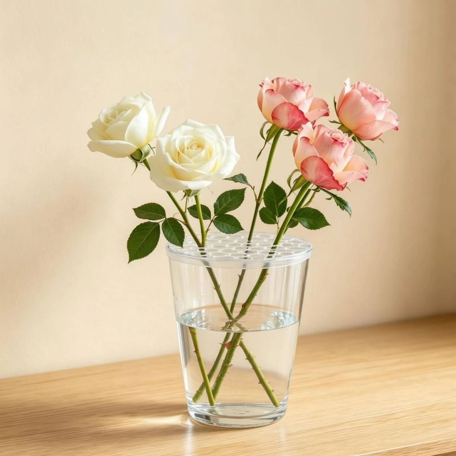 1PC/2Pcs/3Pcs PSilicone Flower Frog Flower Arranding Tool Reusable Floral Stem Holder Round Vase Grid Insert for Vases