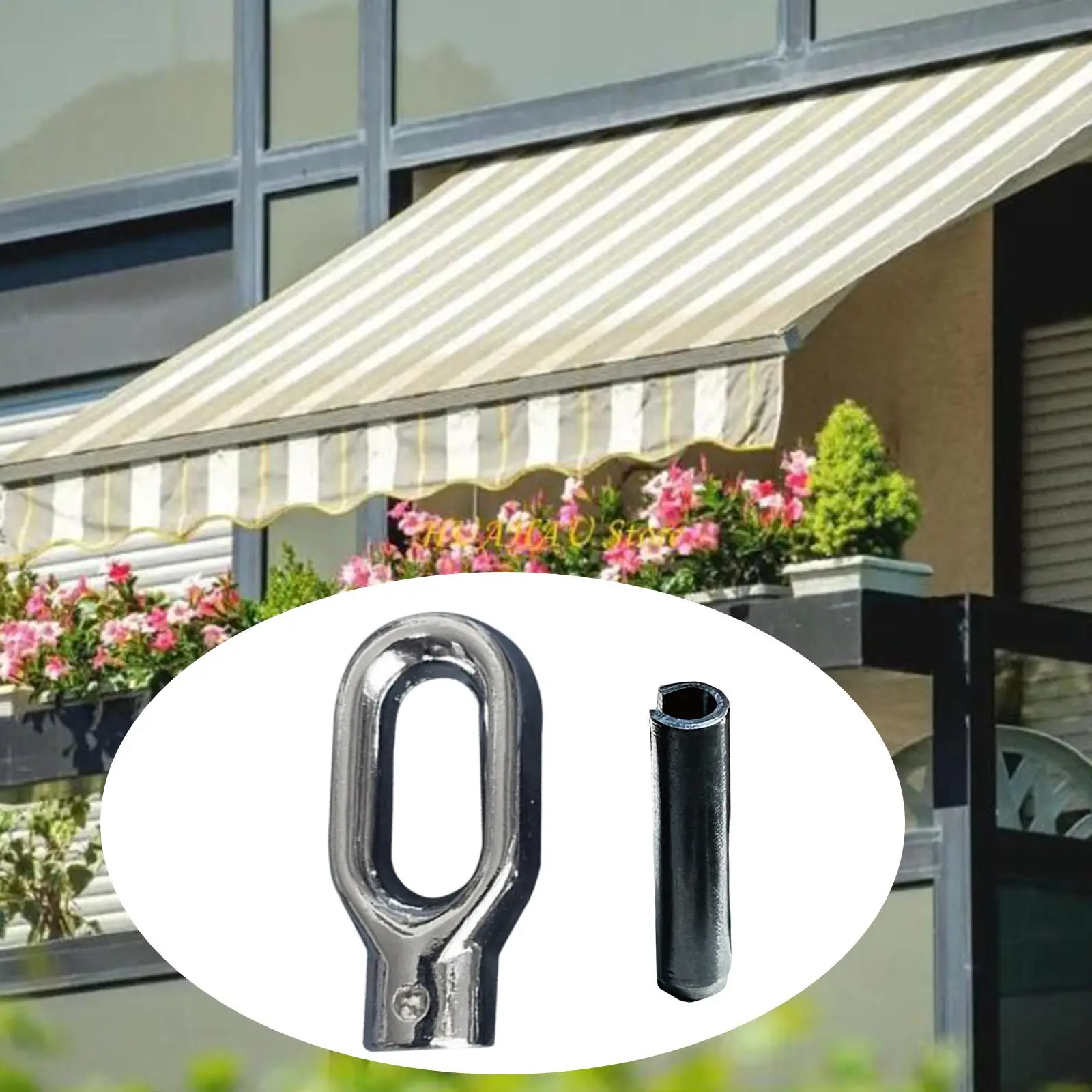 Awning Ring Hook Kit Easy Installation Repair Versatile Awning Lift Machine Ring Equipment for Garden Awning Repair Replacement