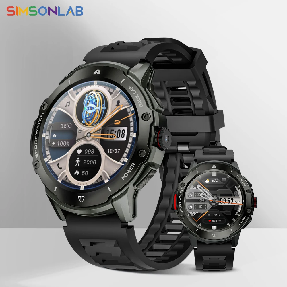 New 4G Android Smart Watch AMOLED Screen 4G Independent Network Built-in GPS 2GB+32GB Google Play Smartwatch for Men