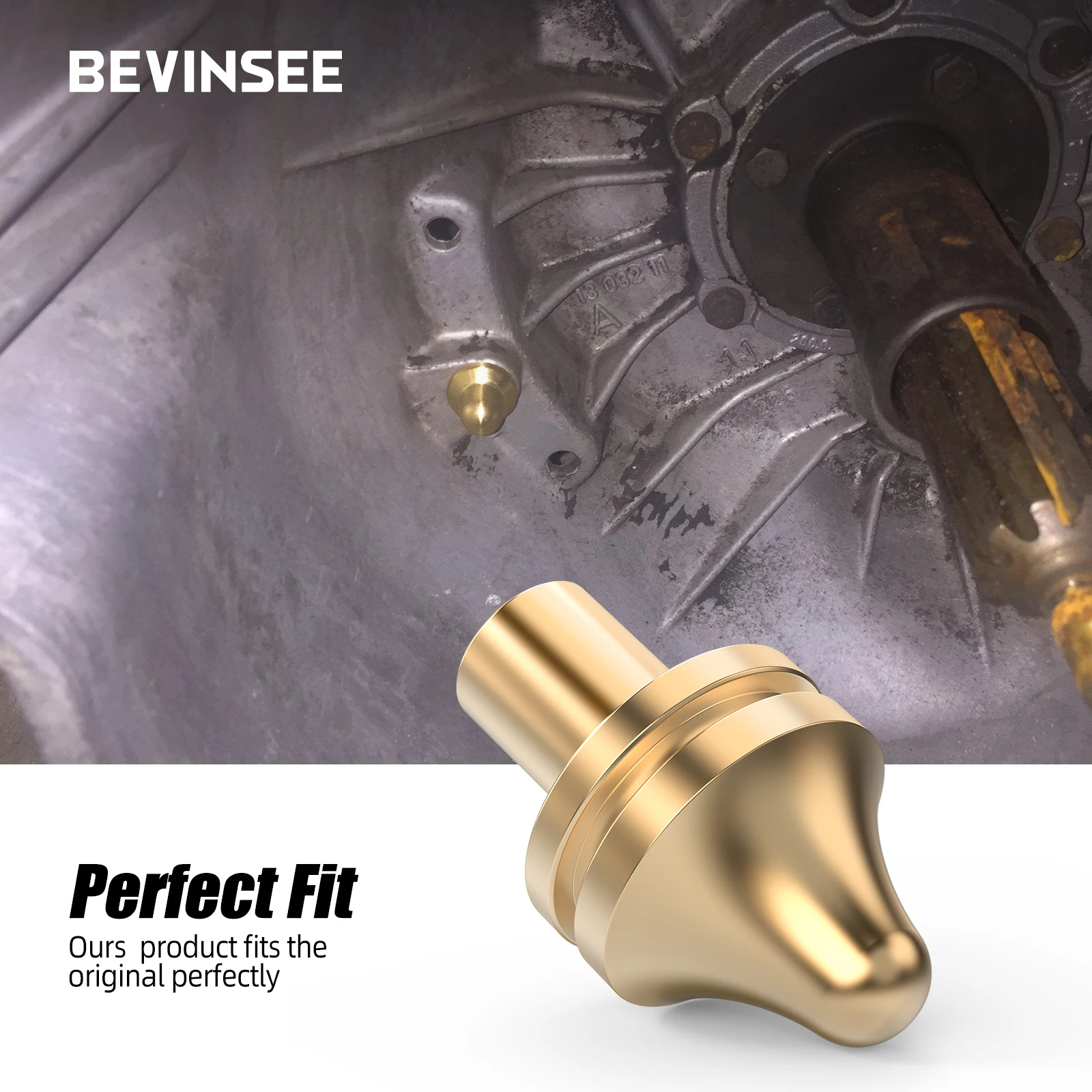 BEVINSEE Brass Racing Clutch Fork Pivot Ball Pin For BMW E36 E46 E82 E90 E92 E39 E34 E60 F10 F30 F32 21511223328