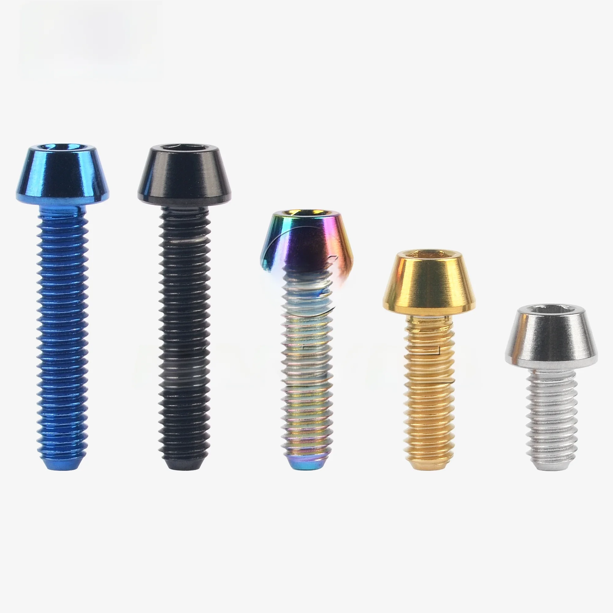 AliExpress Wanyifa Titanium Ti Bolts M4 x 8 12 15 20mm Allen Key Taper Head Bolt Screw for Bicycle Thumb Shifter