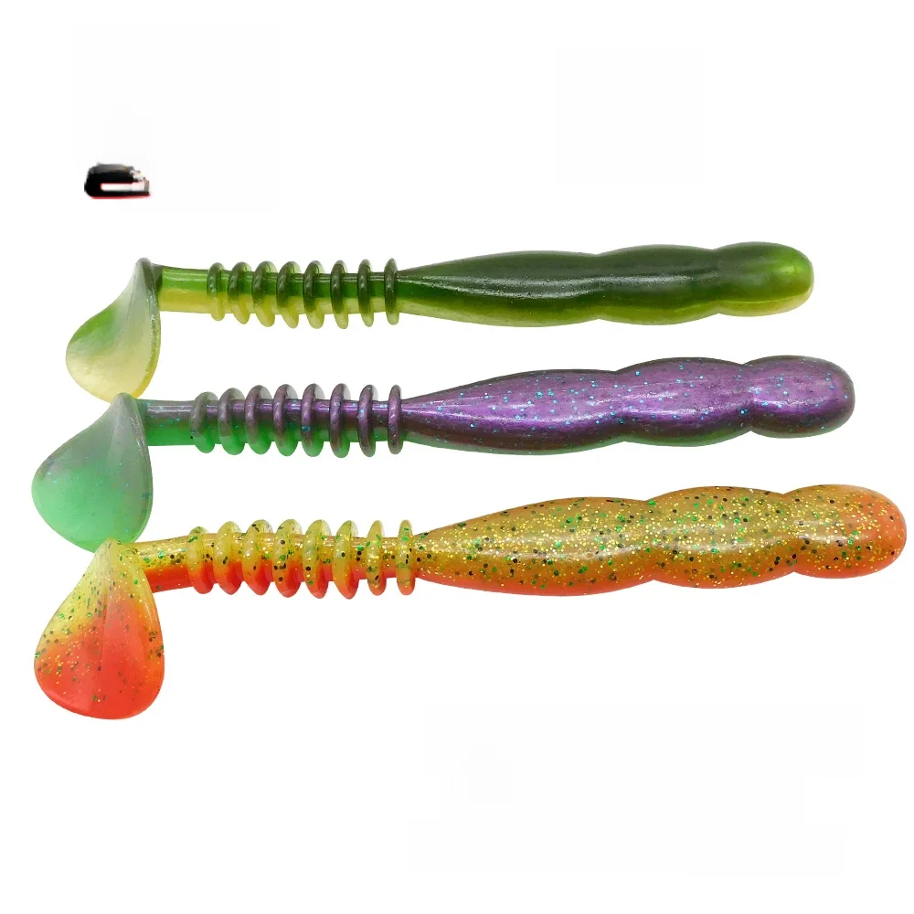 ESFISHING nouveau grand leurre souple en plastique brillant de roche 150mm 23g pêche à la carpe et appâts de jeu de poisson
