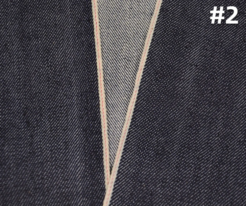 14.3 oz Rope Dyeing Raw Selvedge Denim Fabric Affordable Selvage Jeans Material Wholesale And OEM W387134