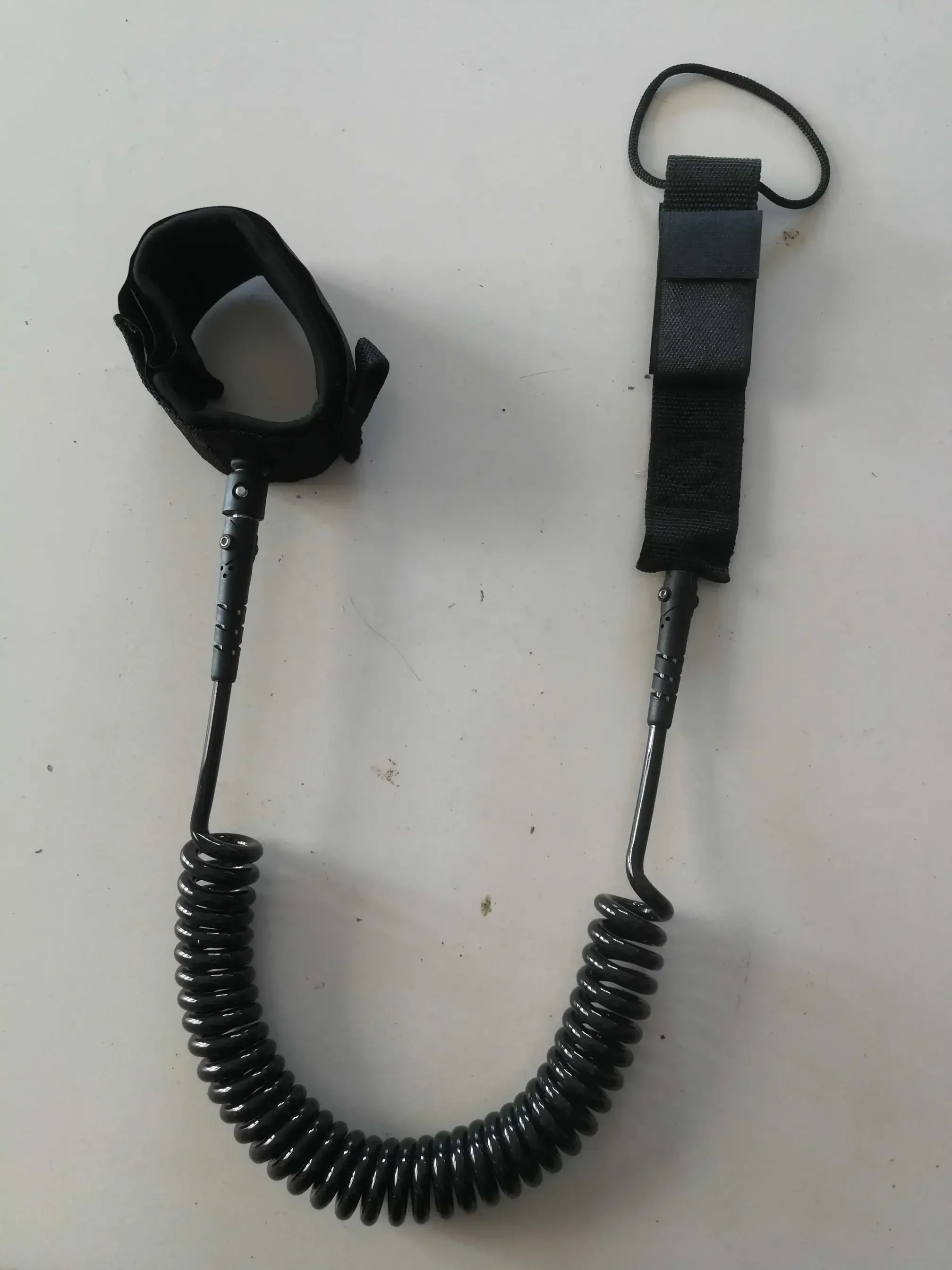 Surf Sup 10 pieds laisse de cheville Surf élastique enroulé Stand UP Paddle Board jambe corde planche de Surf laisse de cheville