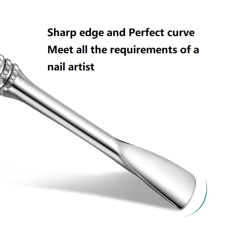 Sharp Cuticle Pusher For Manicure Stainless Steel Nail Gel Skin Remover For Pedicure Manicure Professional Artist Nail Art Tool