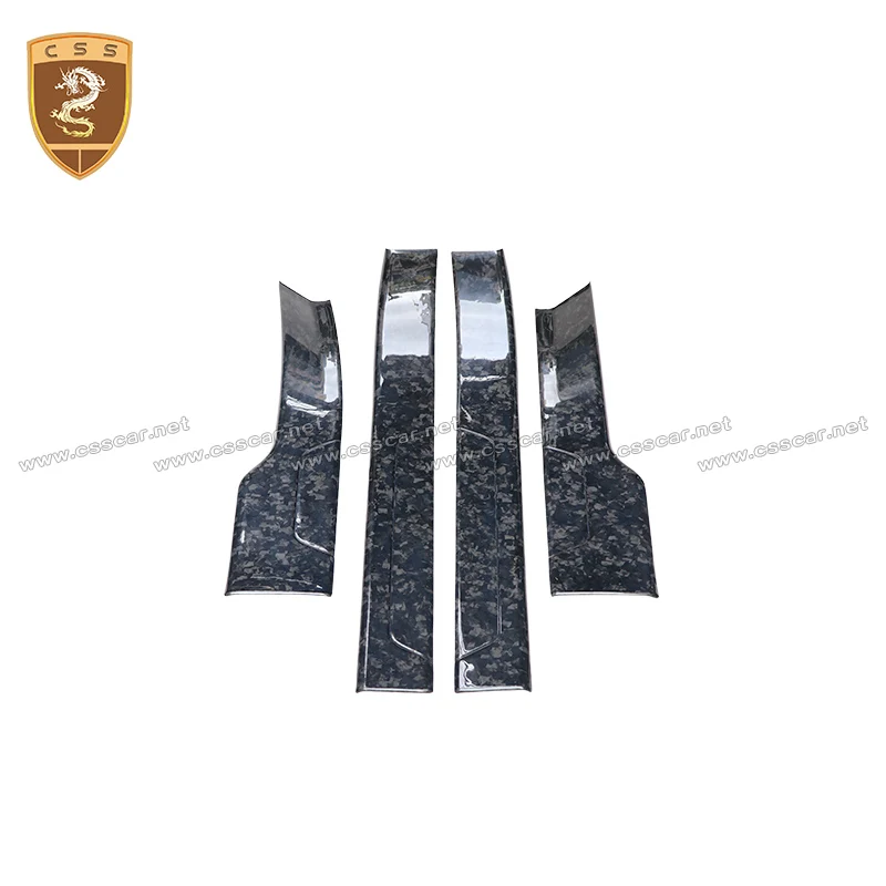 URUS OEM Style 4Pcs Car Door Sill Scuff Plate Cover Welcome Pedals Case Trim Exterior Protection Bodykits For Lamborghini